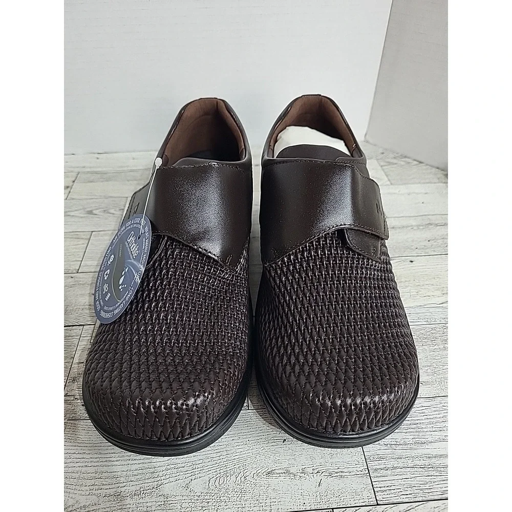 NEW Propet Olivia Ortholite Slip On Womens 10‎ M Brown  Casual WPRX25BROM